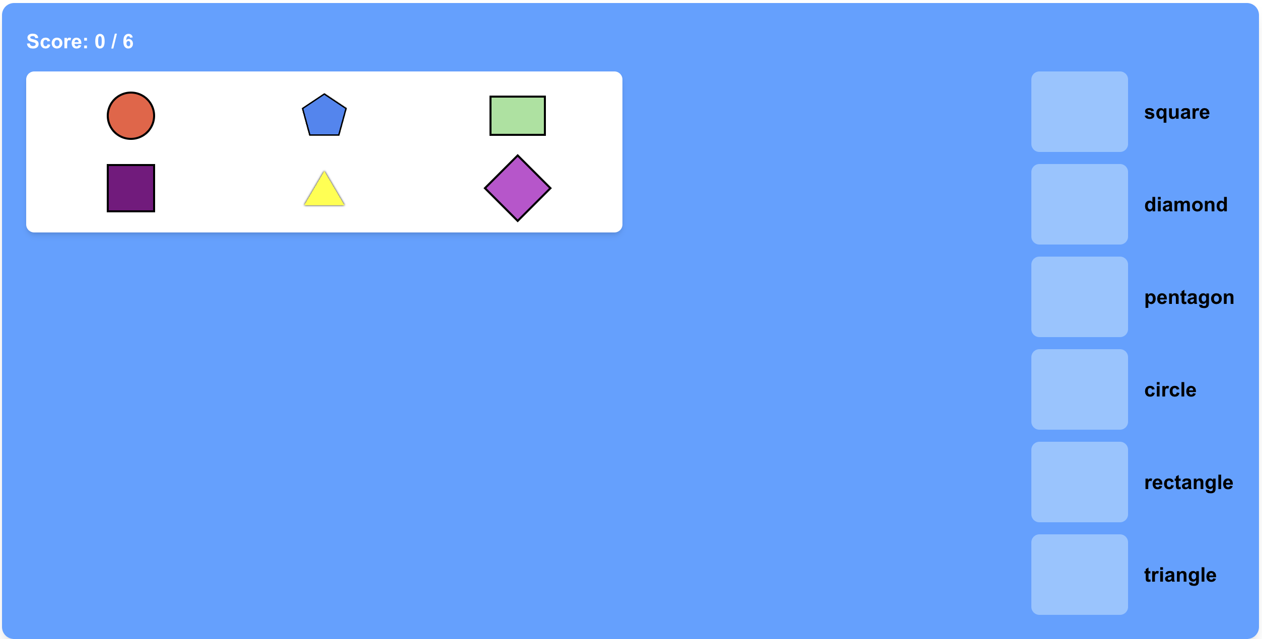 Shape Matching Demo 2